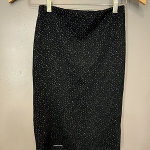 Speckled Lush black skirt, Small